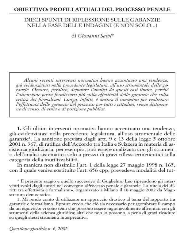 Anteprima articolo