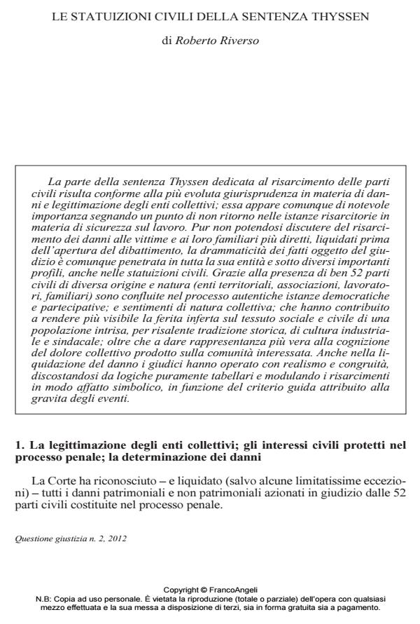 Anteprima articolo