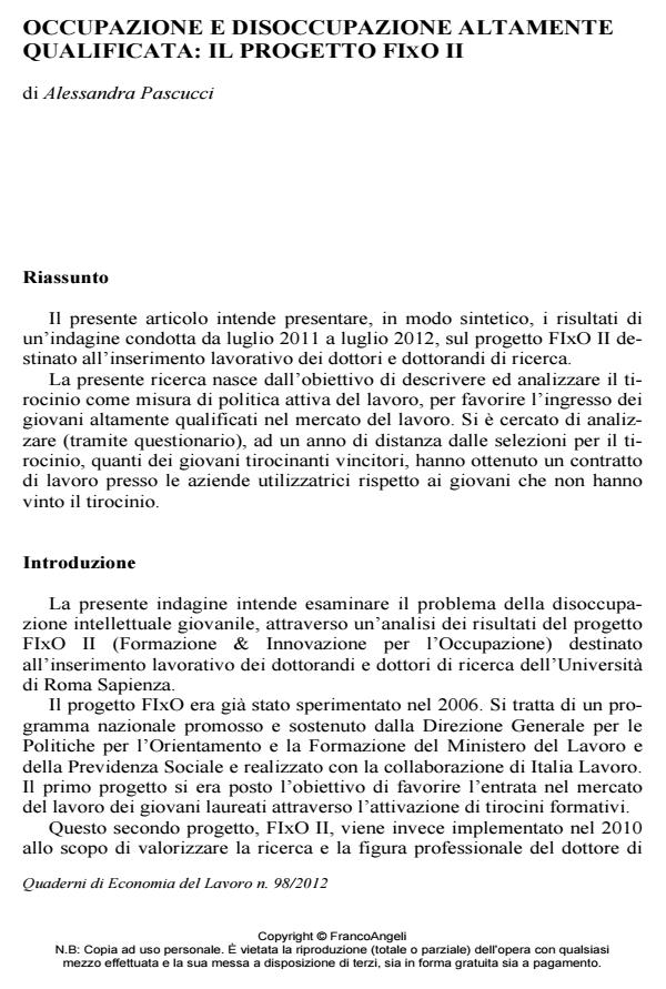 Anteprima articolo