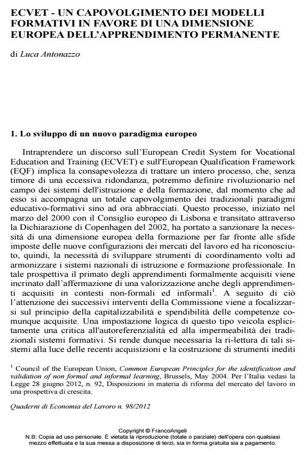 Anteprima articolo