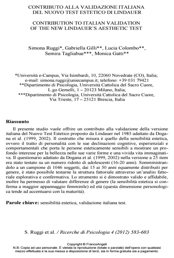 Anteprima articolo