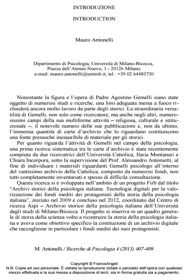 Anteprima articolo