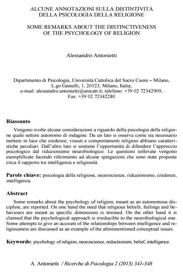 Anteprima articolo