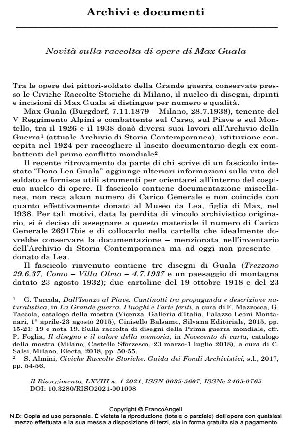 Anteprima articolo