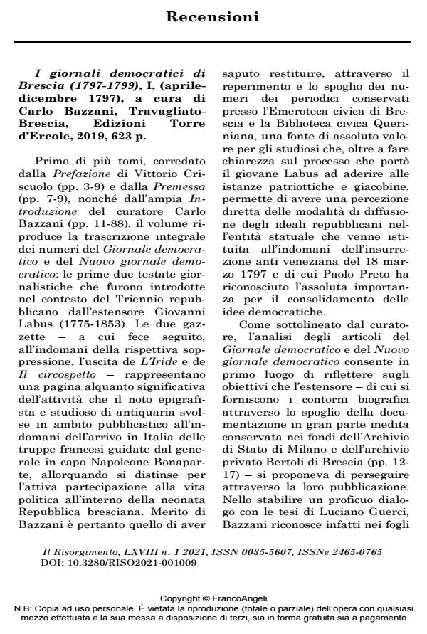 Anteprima articolo