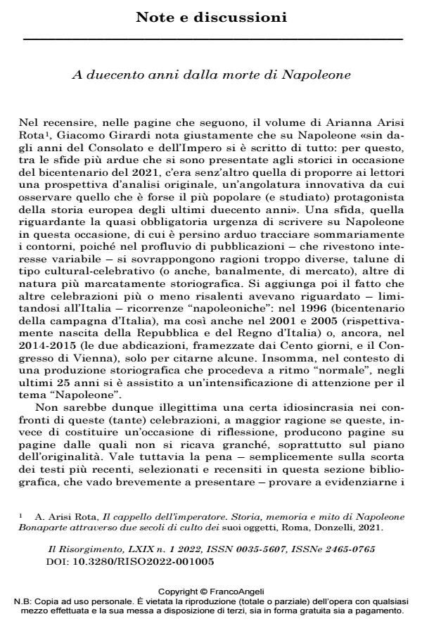 Anteprima articolo