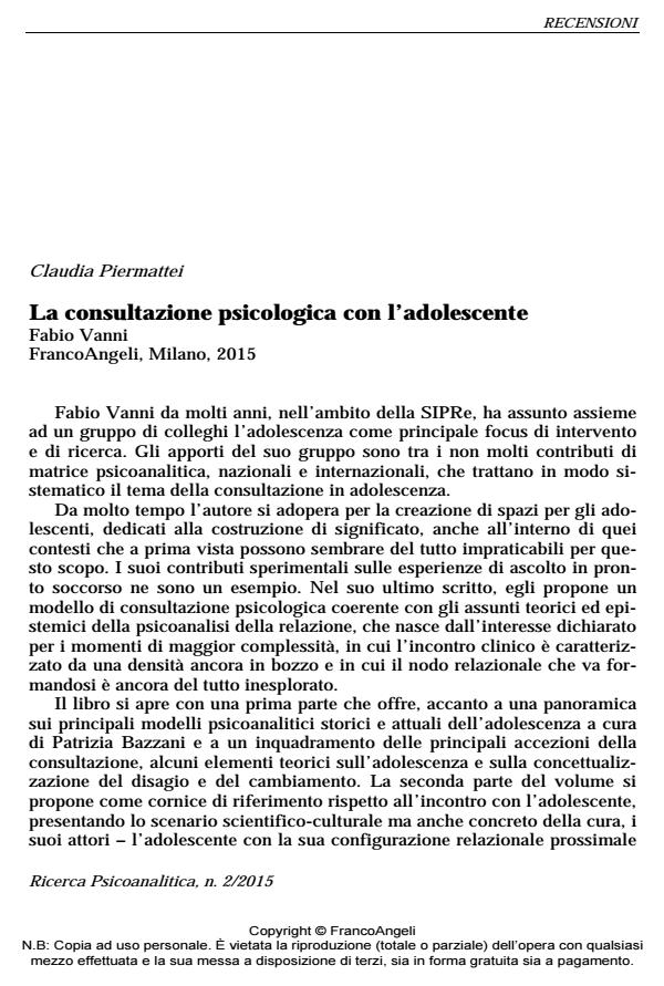 Anteprima articolo