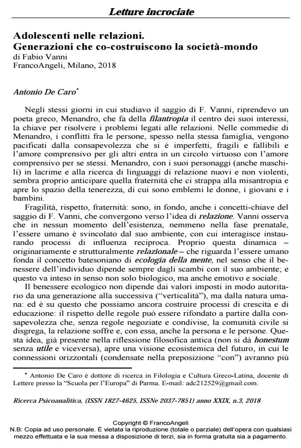 Anteprima articolo