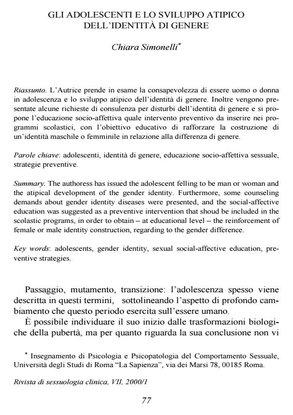 Anteprima articolo