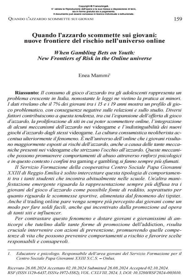 Anteprima articolo