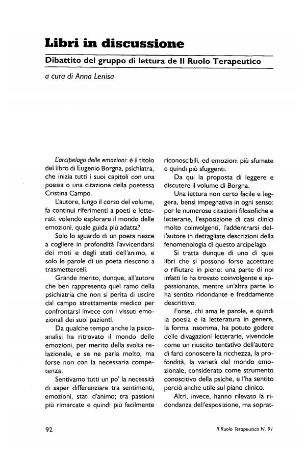 Anteprima articolo