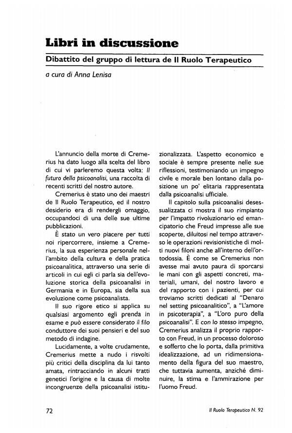 Anteprima articolo