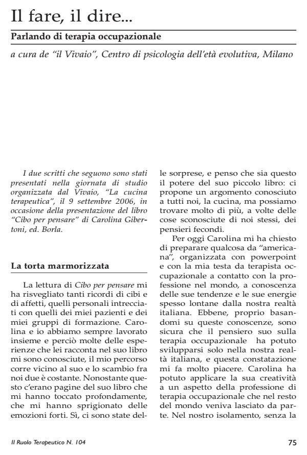 Anteprima articolo