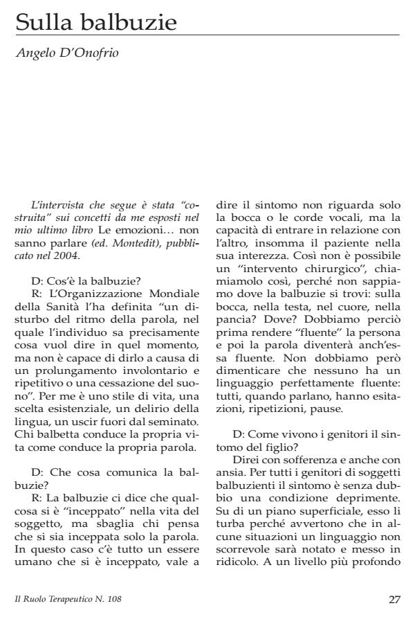 Anteprima articolo