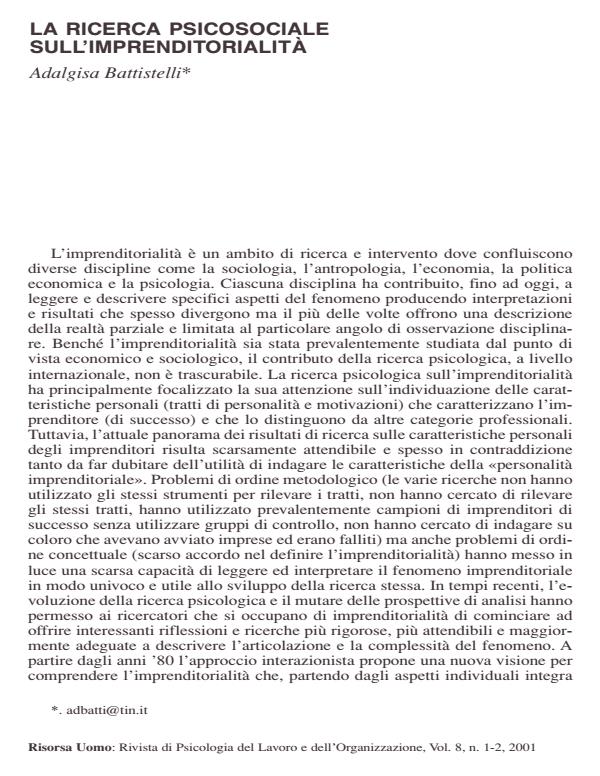 Anteprima articolo