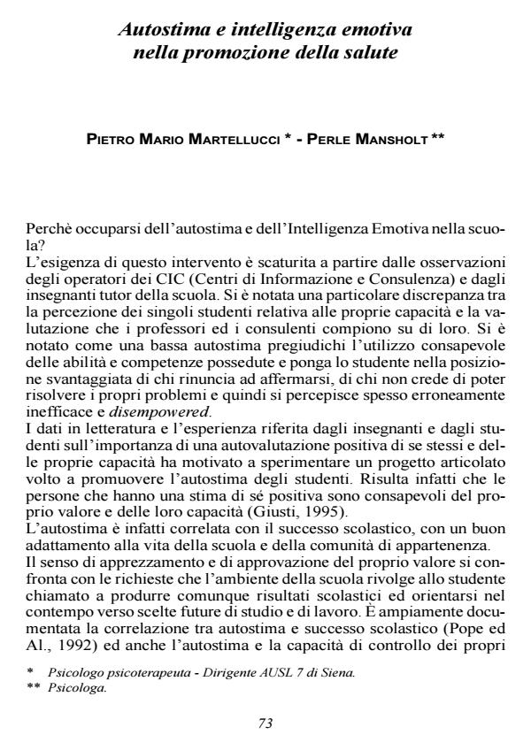 Anteprima articolo