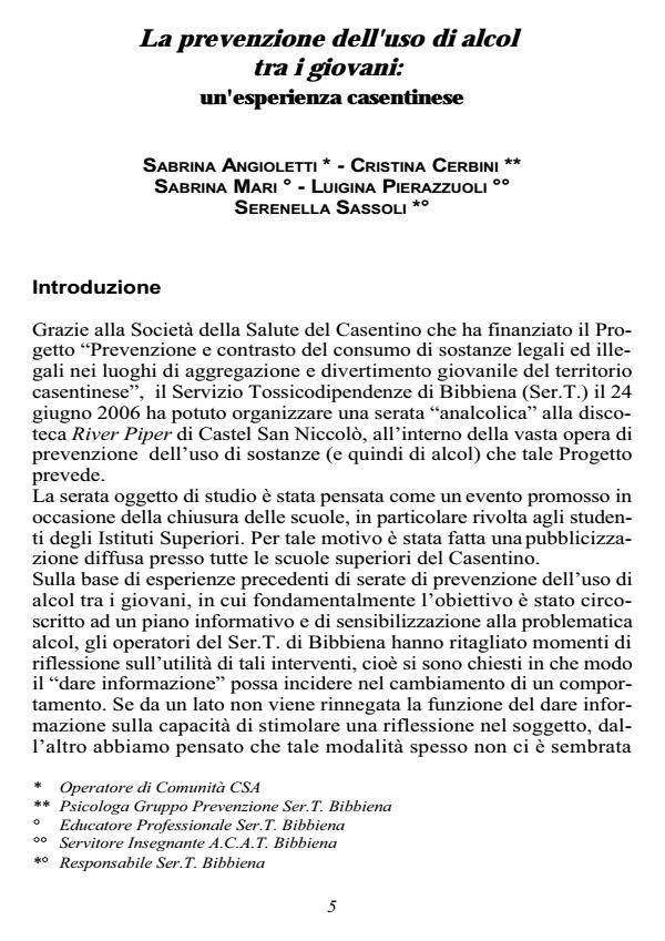 Anteprima articolo