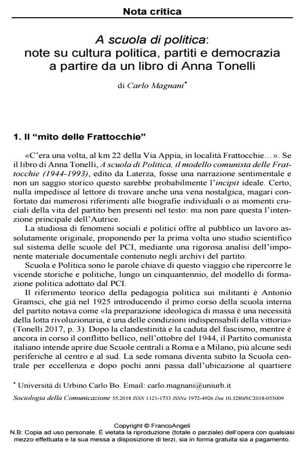 Anteprima articolo