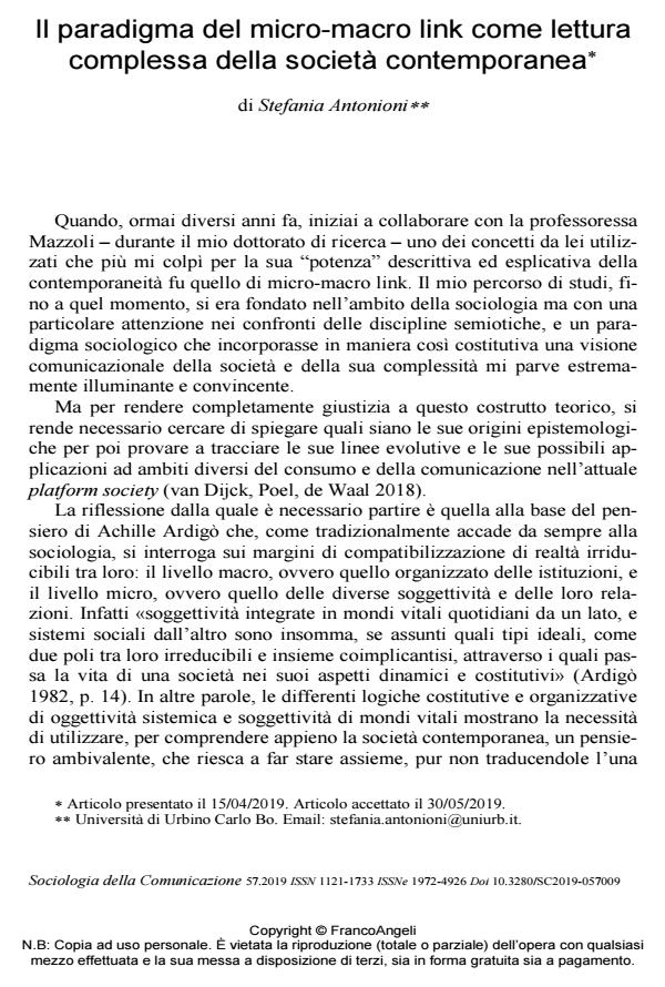 Anteprima articolo