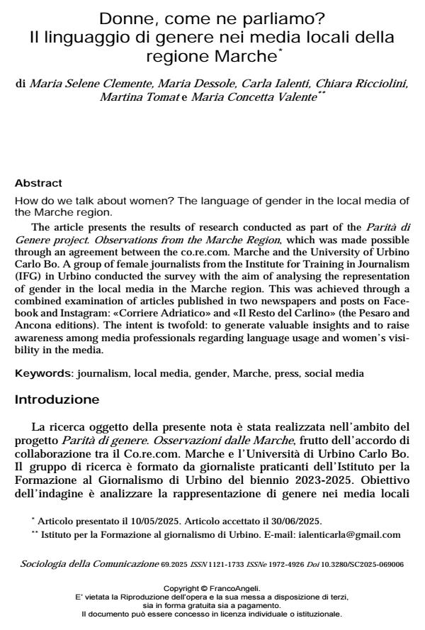 Anteprima articolo