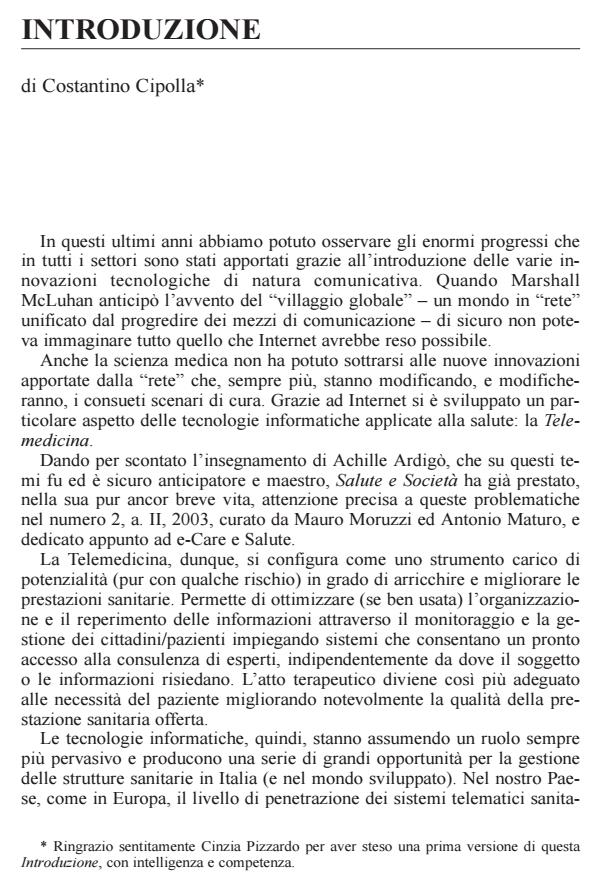 Anteprima articolo