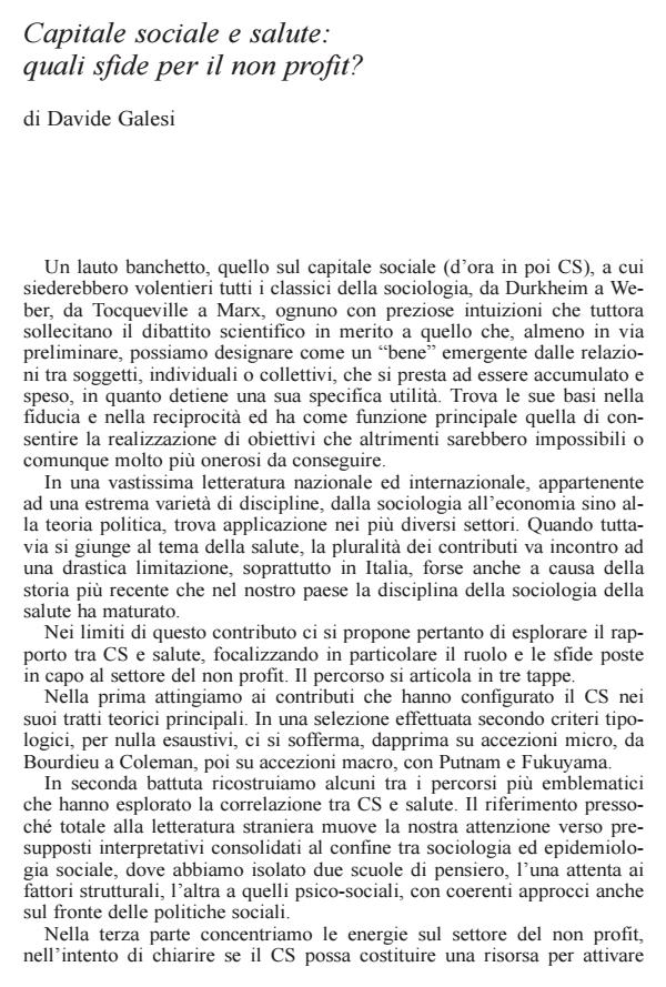 Anteprima articolo