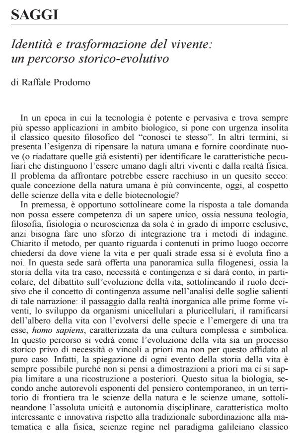 Anteprima articolo