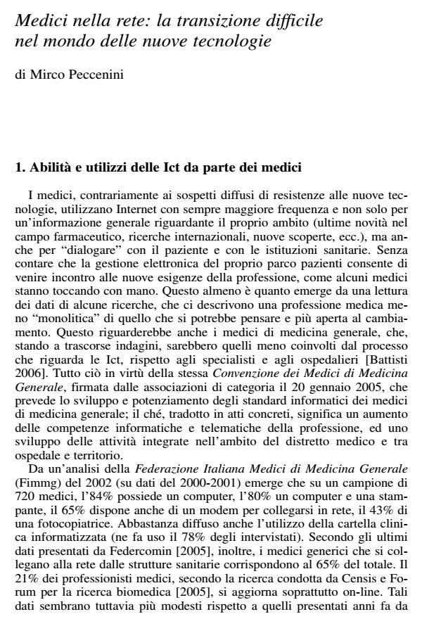 Anteprima articolo