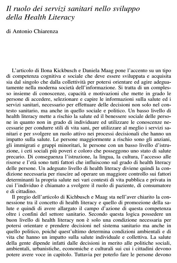 Anteprima articolo