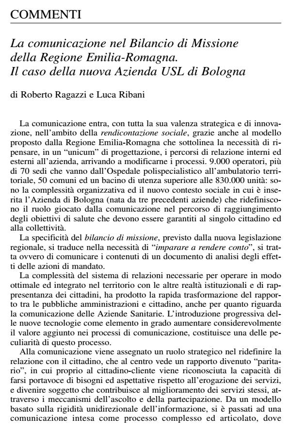 Anteprima articolo