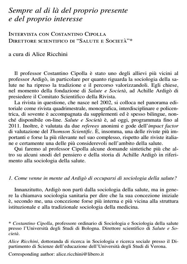 Anteprima articolo