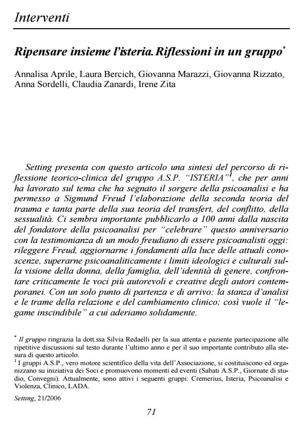 Anteprima articolo