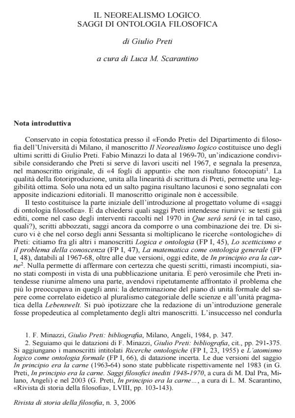 Anteprima articolo