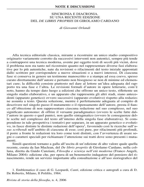 Anteprima articolo