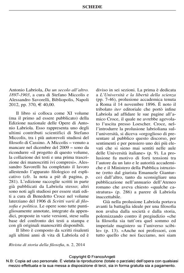 Anteprima articolo