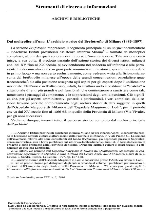 Anteprima articolo