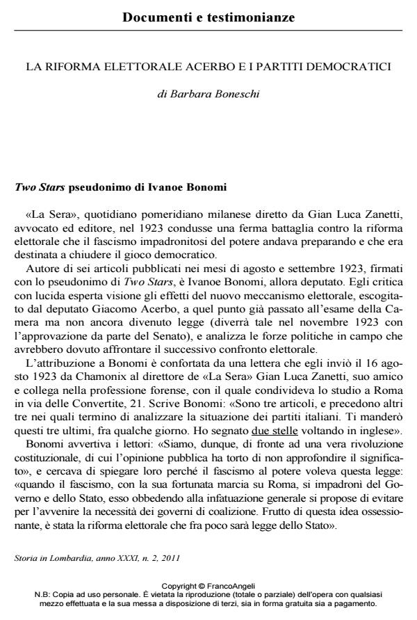 Anteprima articolo