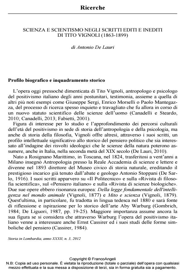 Anteprima articolo