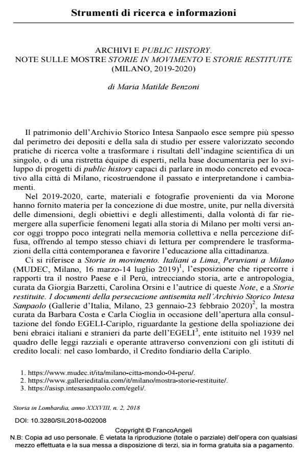 Anteprima articolo