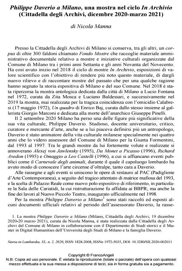 Anteprima articolo