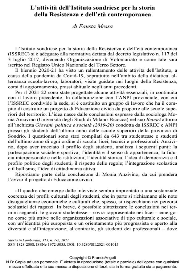 Anteprima articolo