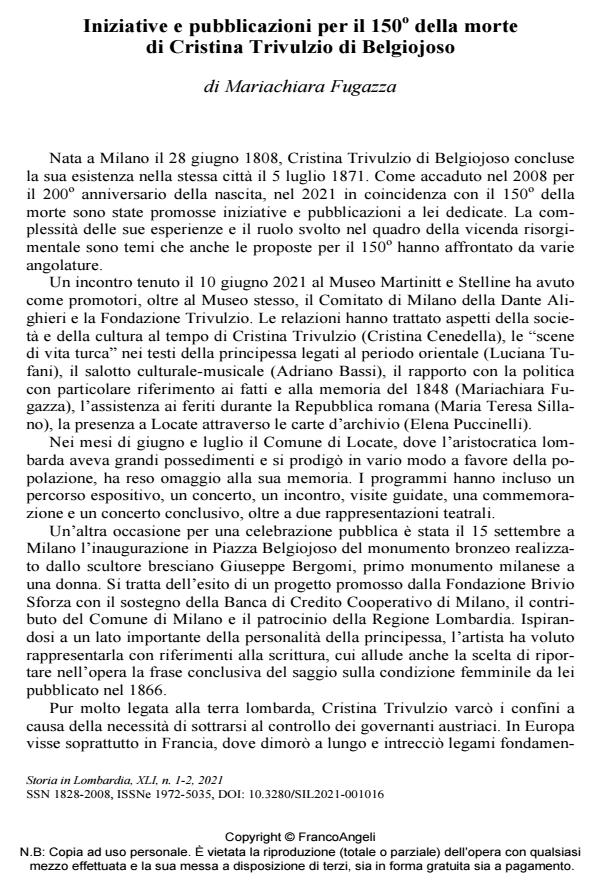 Anteprima articolo