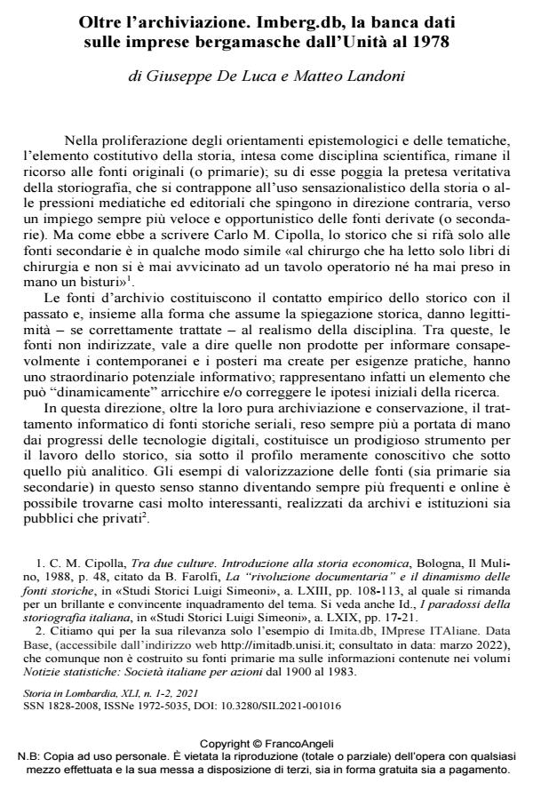 Anteprima articolo