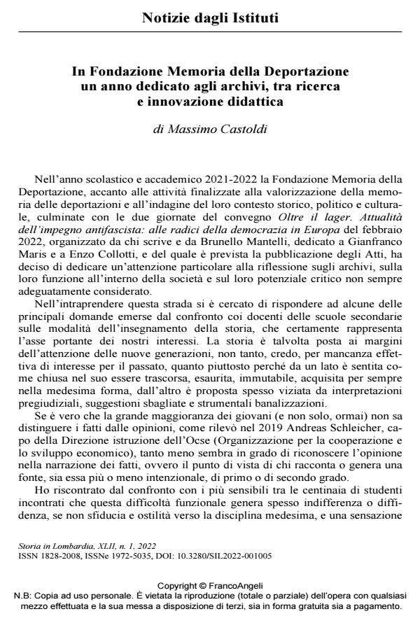 Anteprima articolo