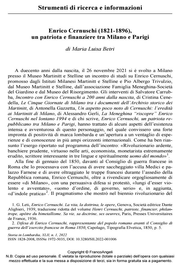 Anteprima articolo