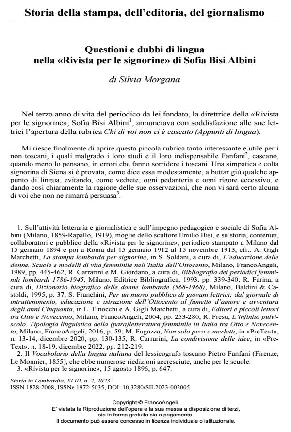 Anteprima articolo