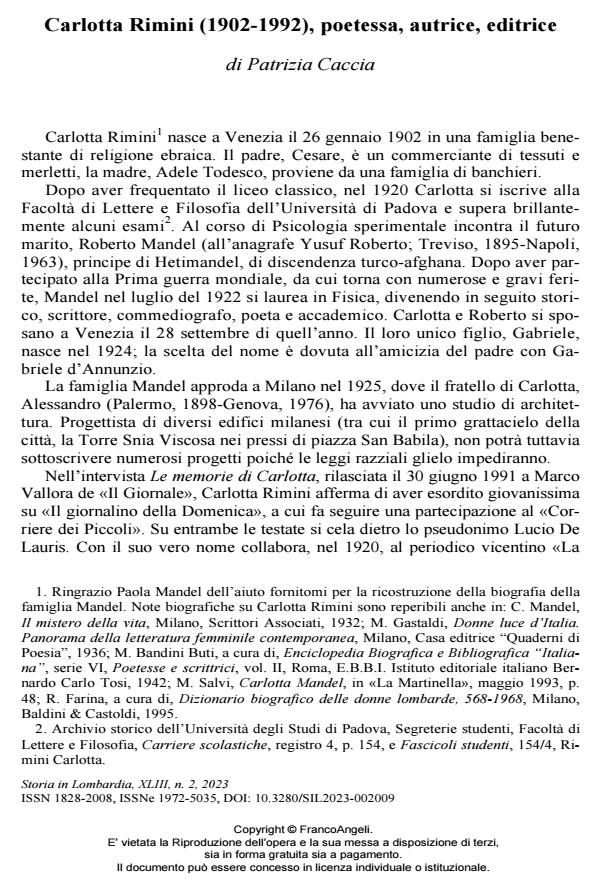 Anteprima articolo