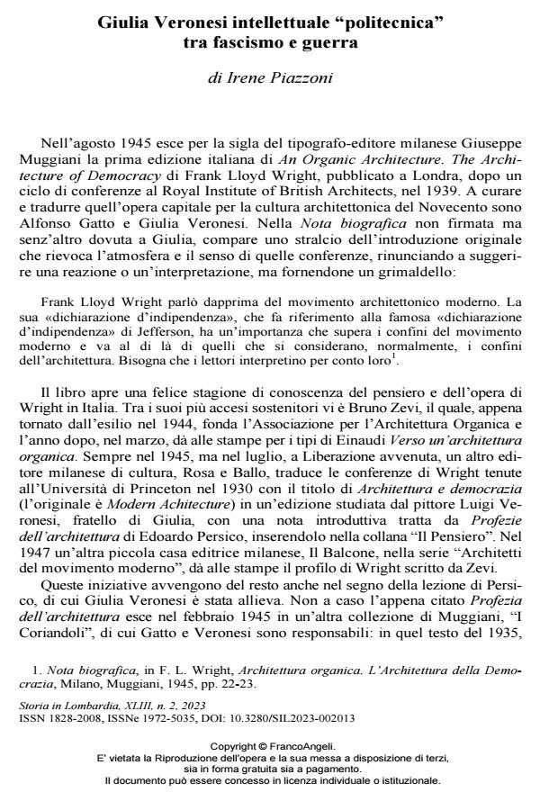 Anteprima articolo