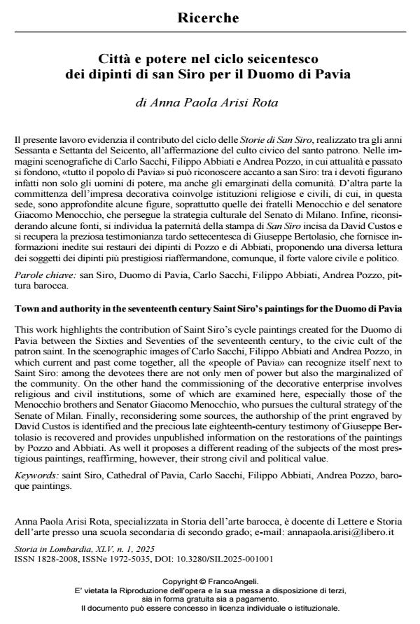 Anteprima articolo
