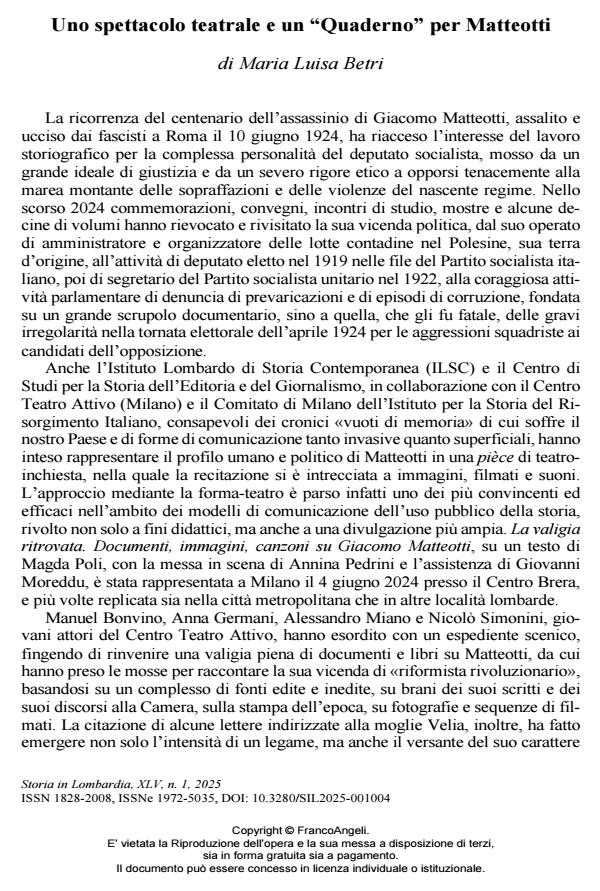 Anteprima articolo